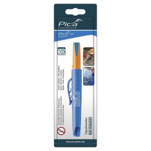 Creion Marker pentru construcții Pica Visor Permanent Albastru 990/41