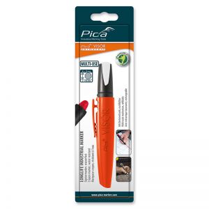 Creion Marker pentru construcții Pica Visor Permanent Alb 990/52