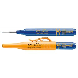 Creion marker PICA Ink 150/41 pentru gauri adanci - albastru